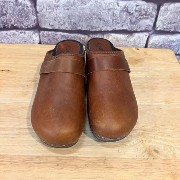 Chilis Brown Slip On Clogs Size 7 - Picture 4 of 7